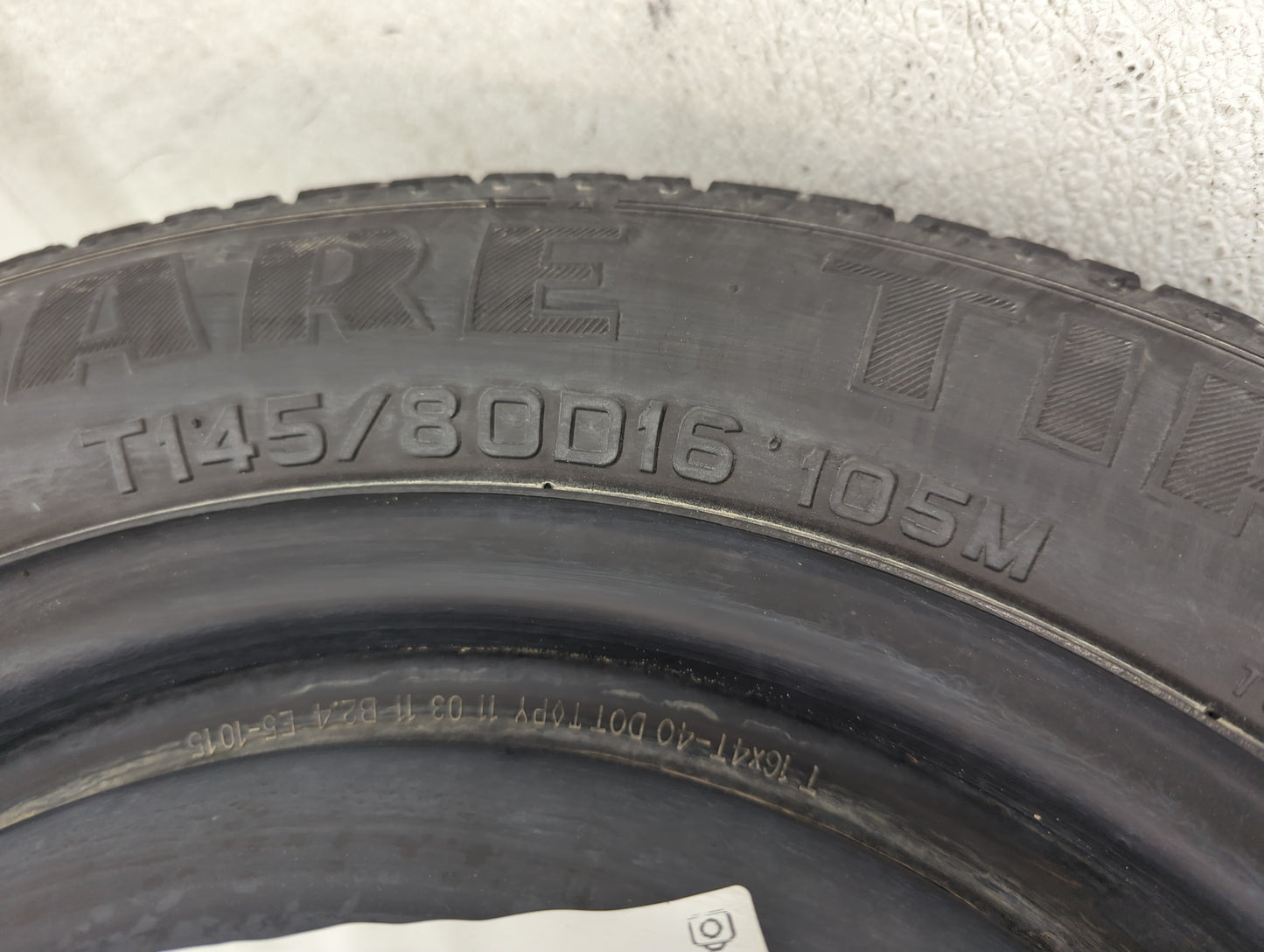 2006-2012 Ford Fusion Spare Donut Tire Wheel Rim Oem