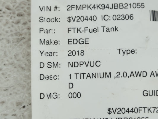 2015-2018 Ford Edge Spare Donut Tire Wheel Rim Oem