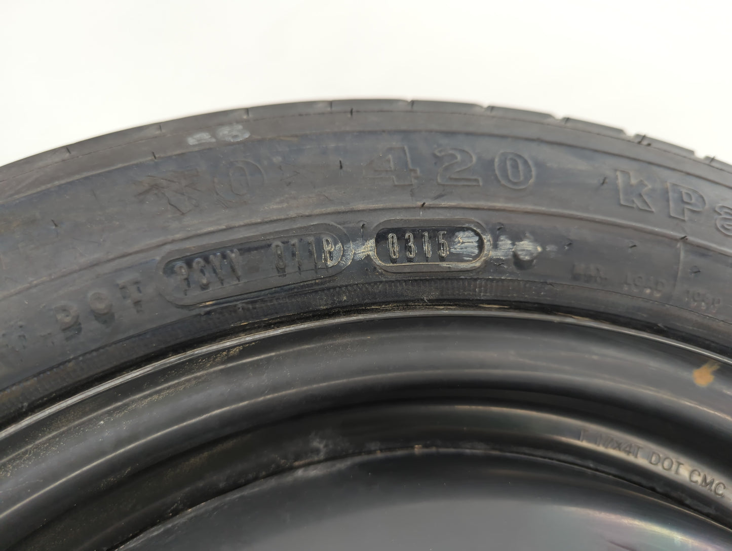 2007-2017 Toyota Camry Spare Donut Tire Wheel Rim Oem