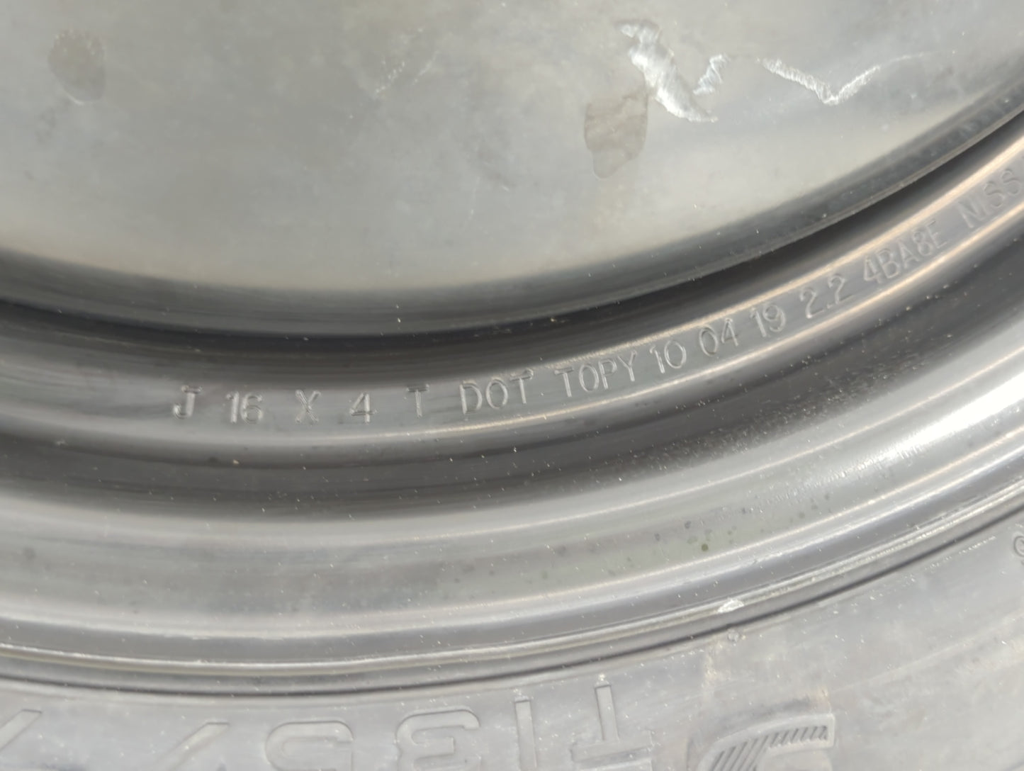 2002-2022 Nissan Altima Spare Donut Tire Wheel Rim Oem