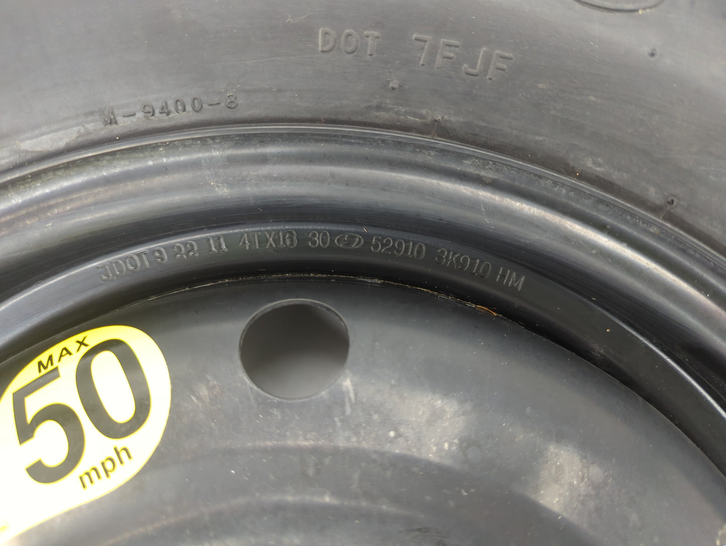 2006-2016 Kia Sportage Spare Donut Tire Wheel Rim Oem