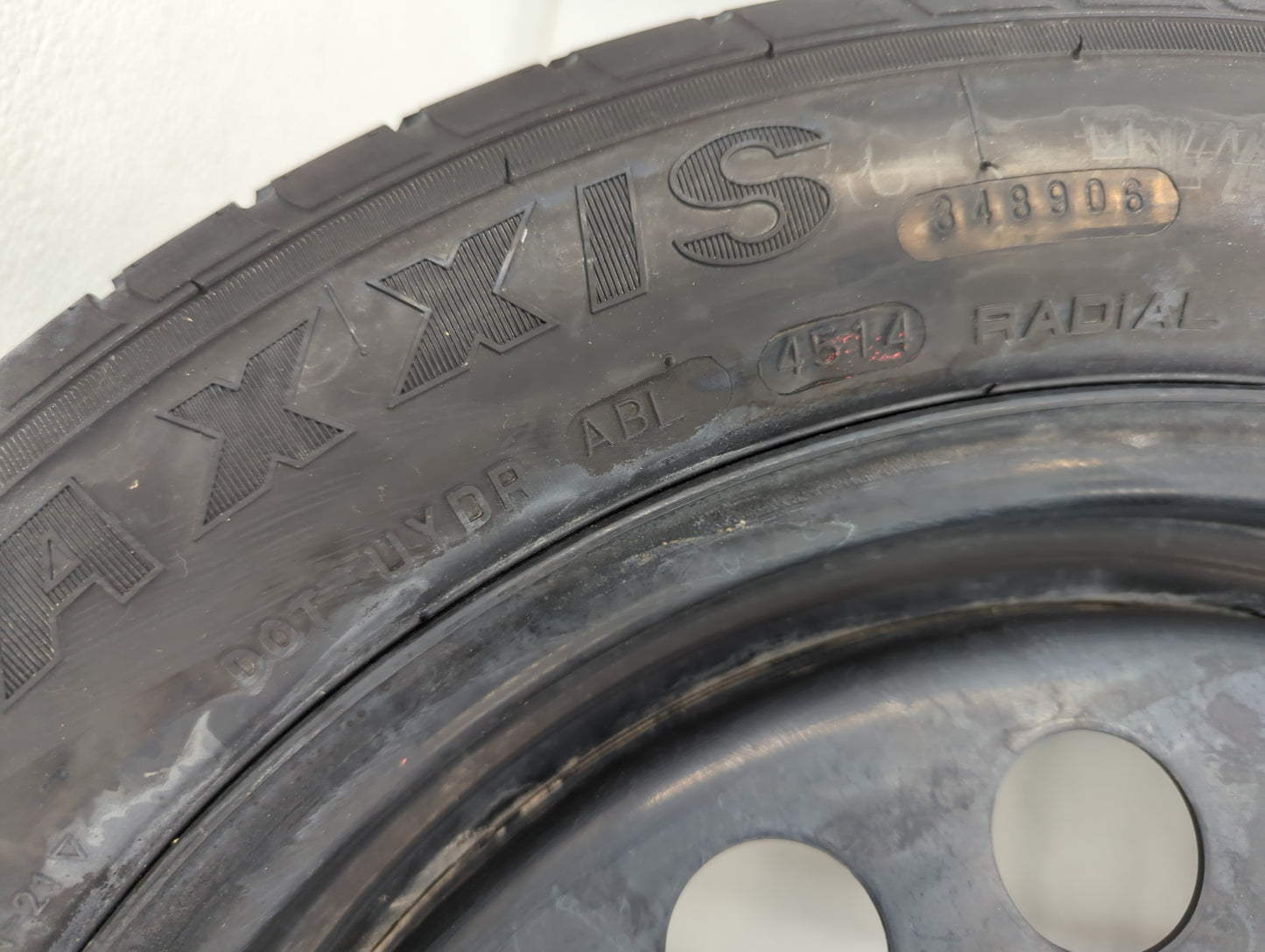 2009-2021 Volkswagen Passat Spare Donut Tire Wheel Rim Oem