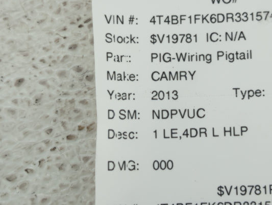 2007-2017 Toyota Camry Spare Donut Tire Wheel Rim Oem