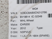 2011-2014 Chrysler 200 Spare Donut Tire Wheel Rim Oem