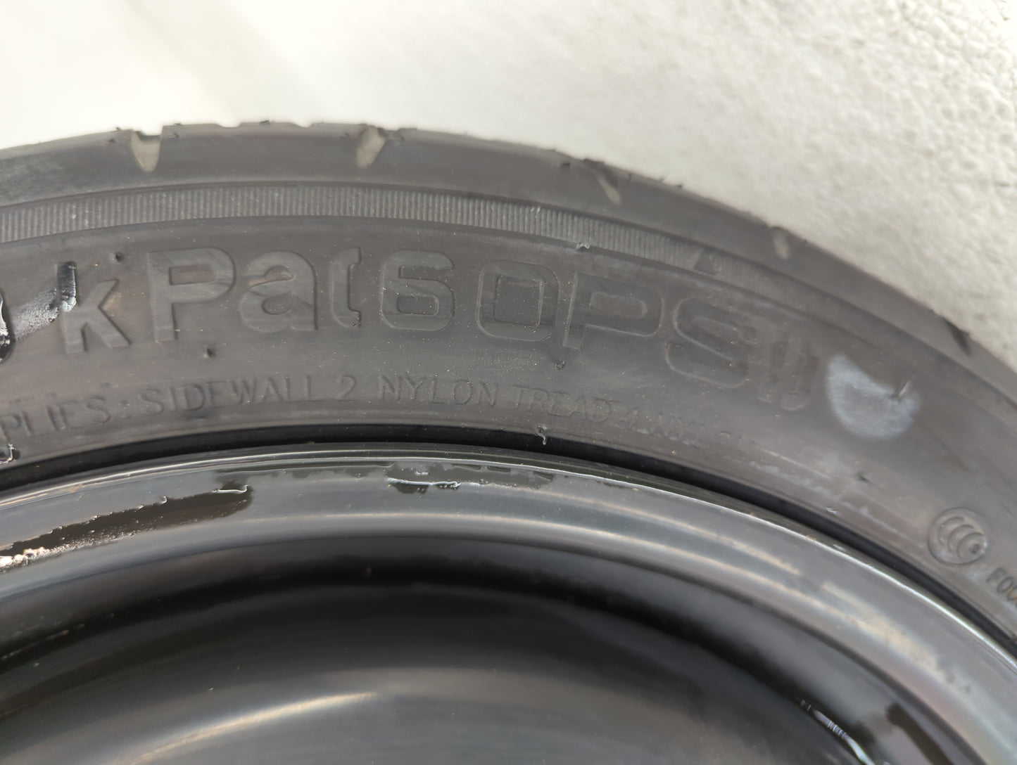 2018-2019 Nissan Sentra Spare Donut Tire Wheel Rim Oem