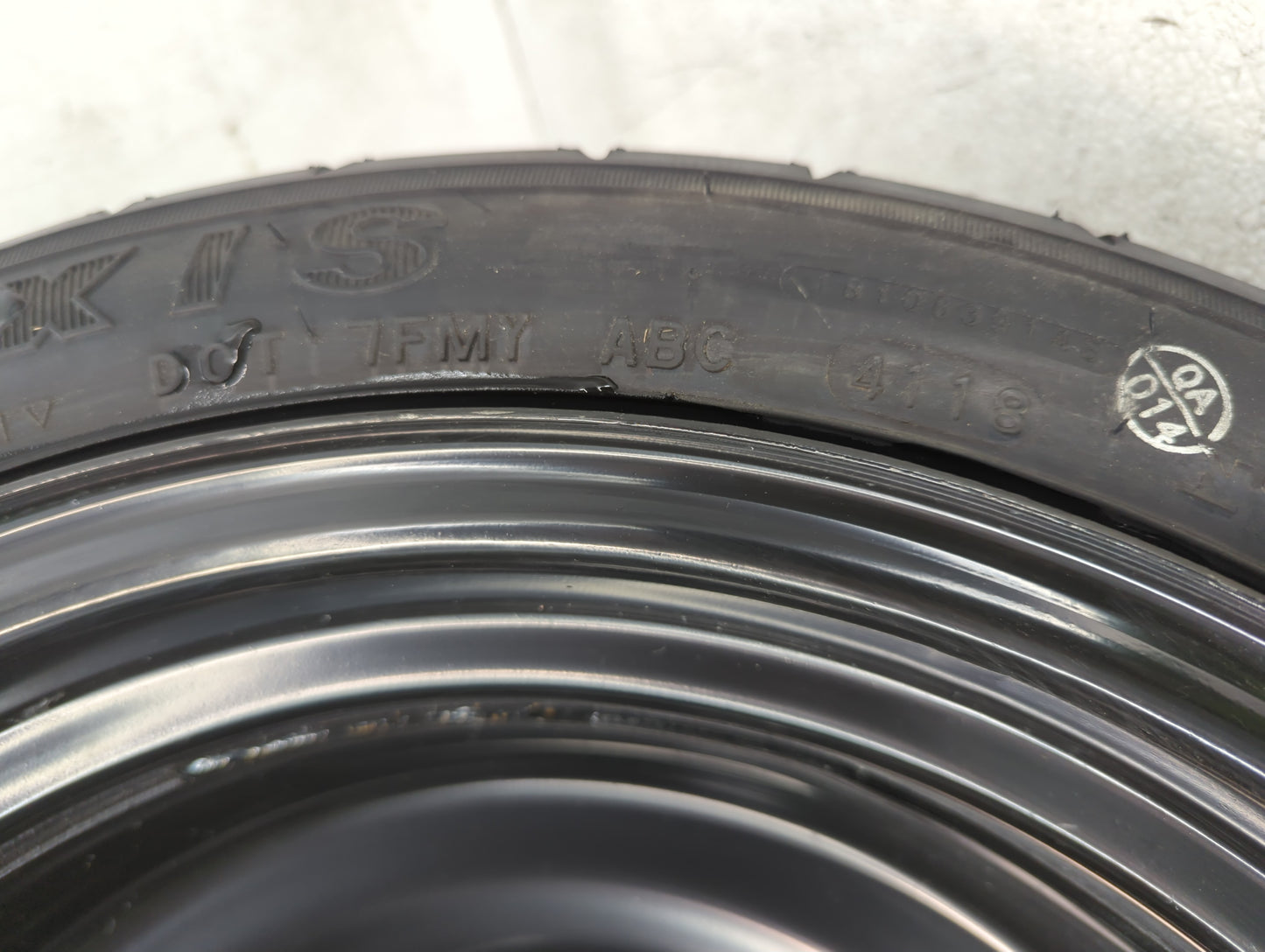 2018-2019 Nissan Sentra Spare Donut Tire Wheel Rim Oem