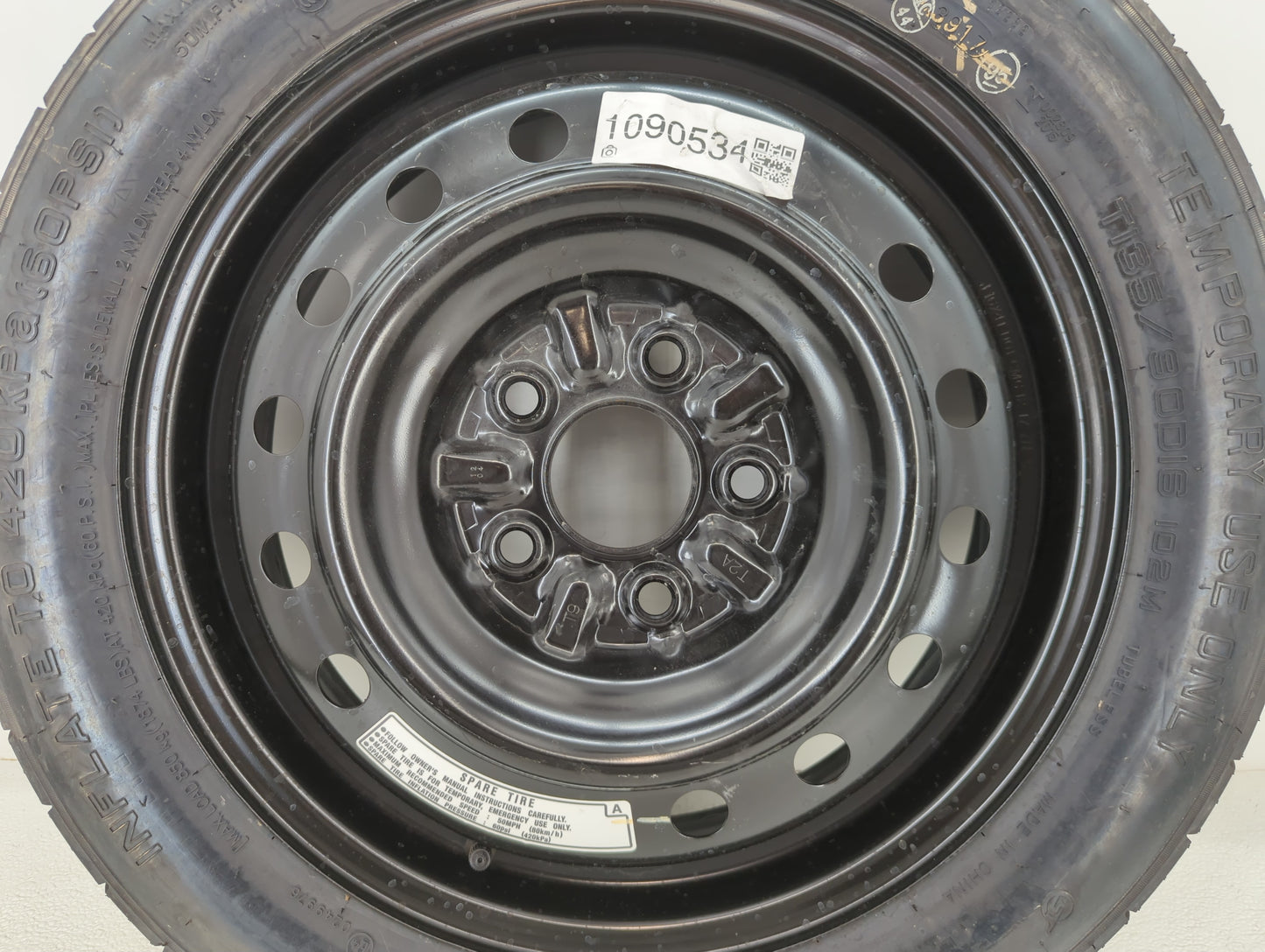 2013-2022 Honda Accord Spare Donut Tire Wheel Rim Oem