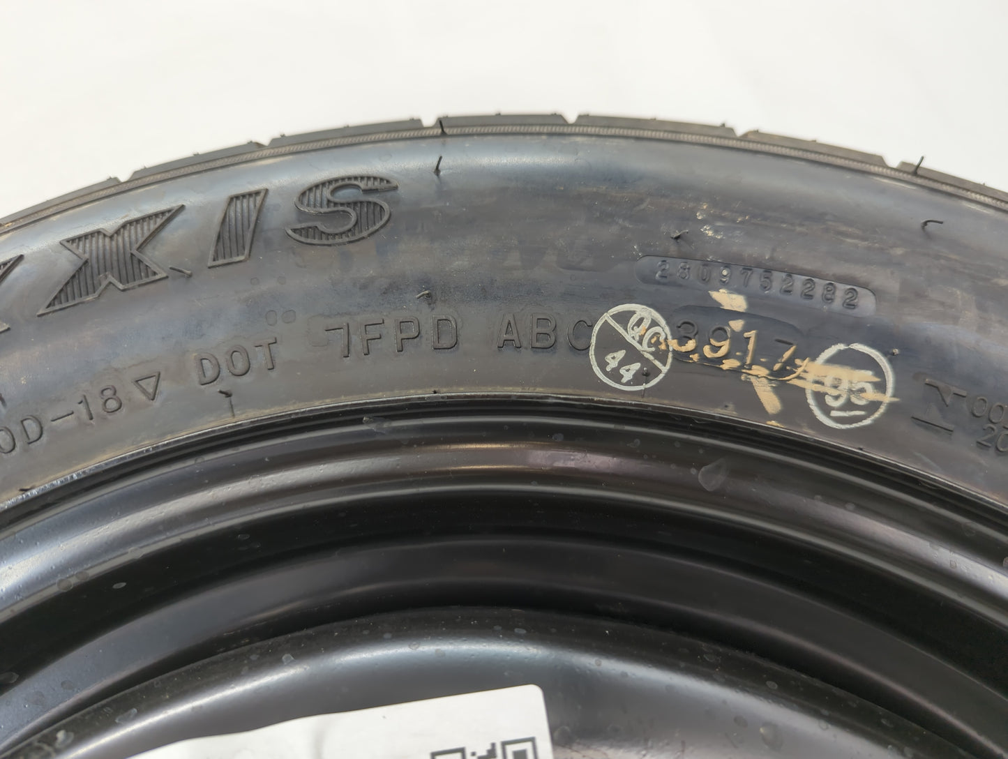 2013-2022 Honda Accord Spare Donut Tire Wheel Rim Oem