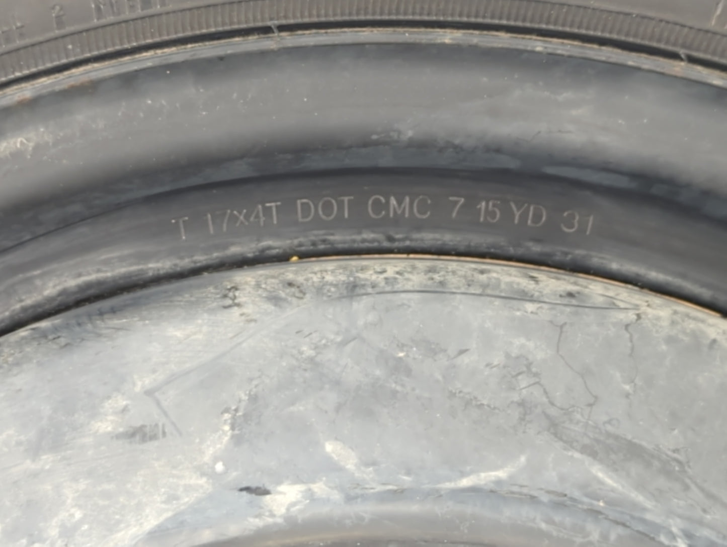 2007-2017 Toyota Camry Spare Donut Tire Wheel Rim Oem