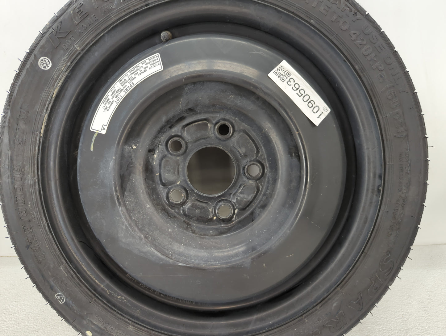 2016-2021 Honda Civic Spare Donut Tire Wheel Rim Oem