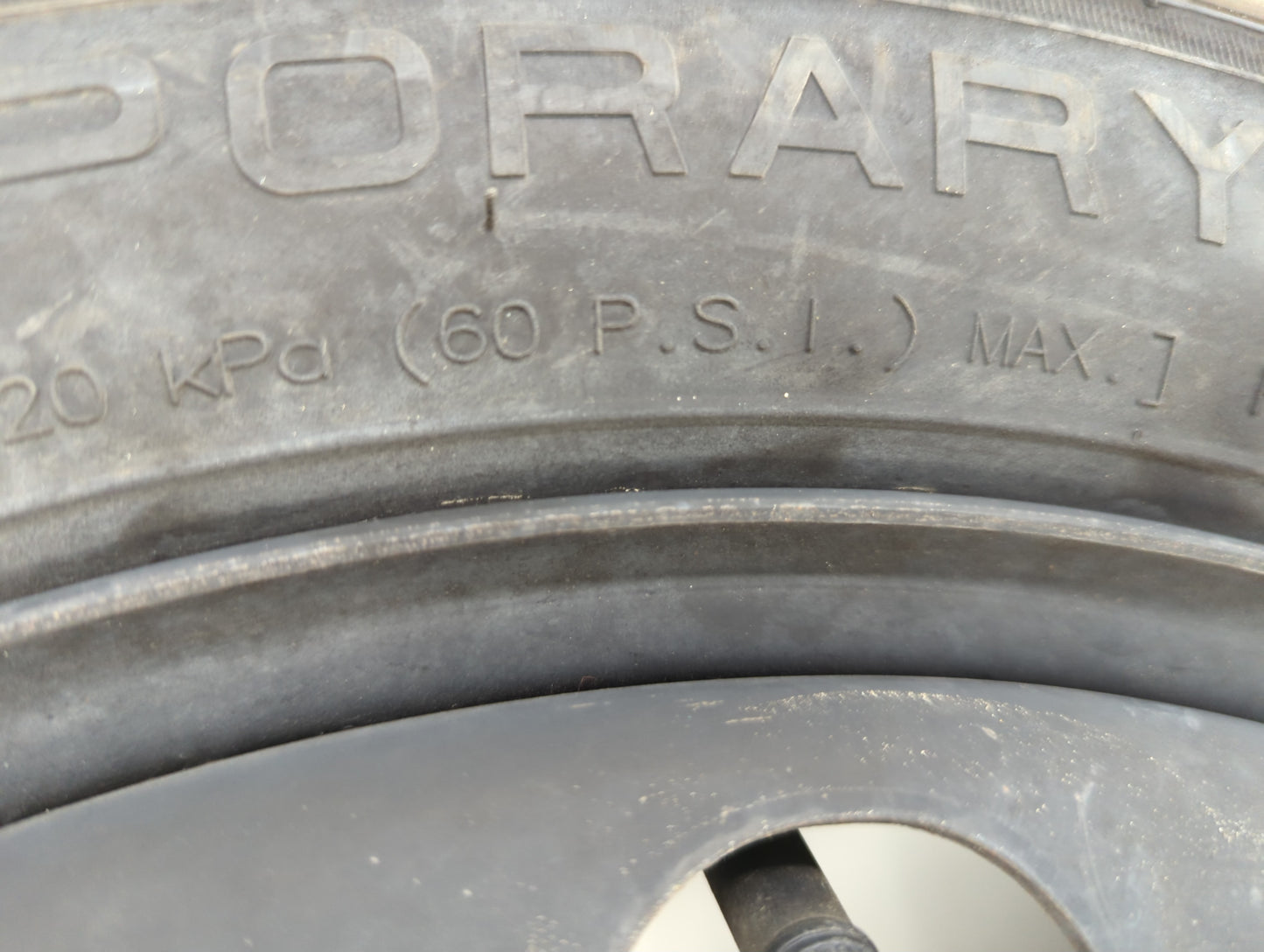 2015-2017 Chevrolet Traverse Spare Donut Tire Wheel Rim Oem