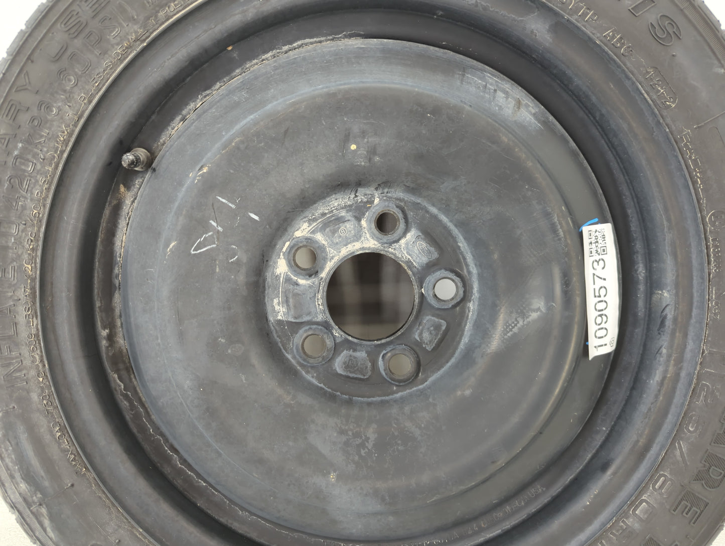 2012-2018 Ford Focus Spare Donut Tire Wheel Rim Oem