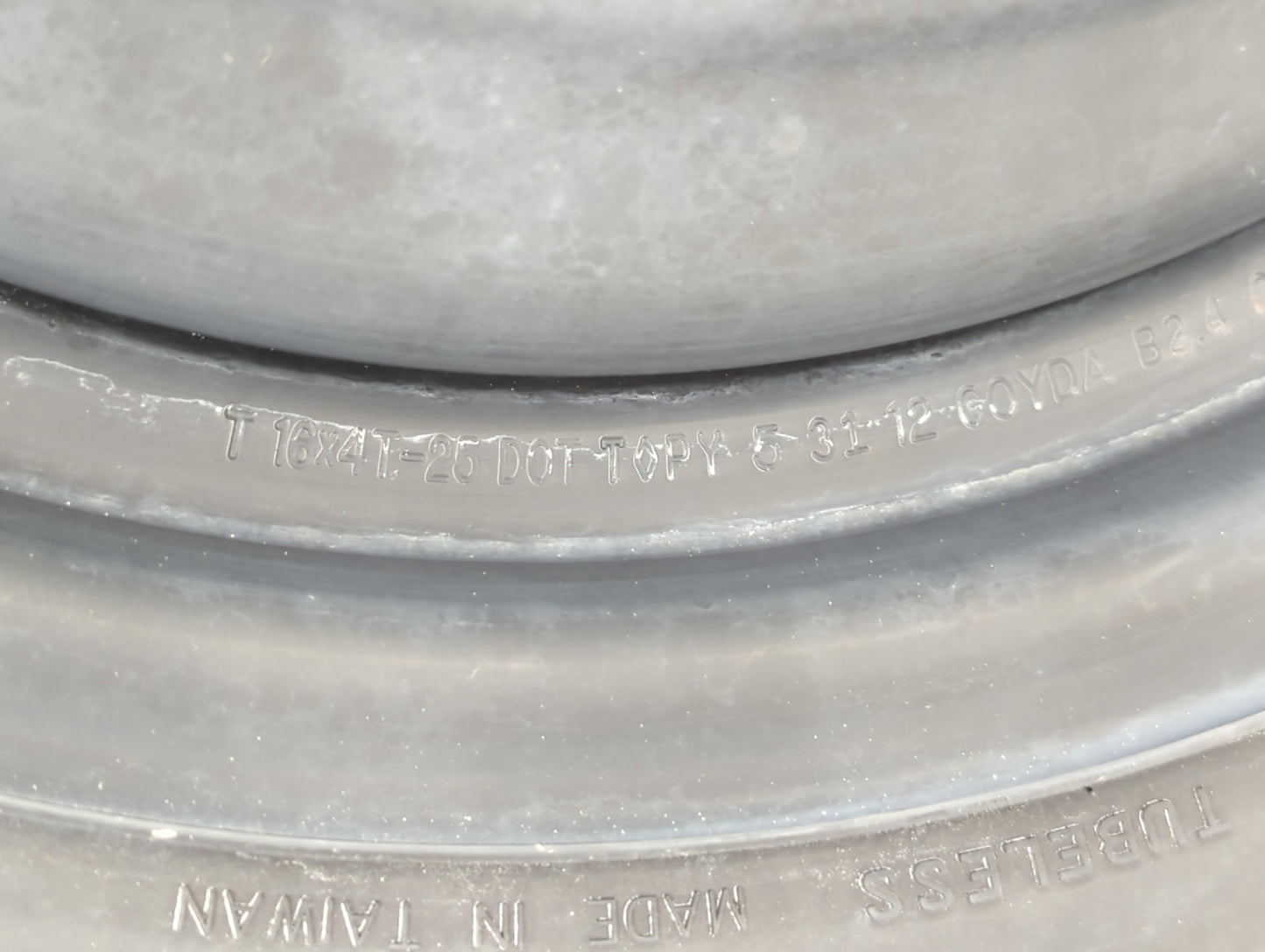 2012-2018 Ford Focus Spare Donut Tire Wheel Rim Oem