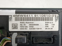 2001-2005 Bmw 325i Climate Control Module Temperature AC/Heater Replacement P/N:6411 9110610-01 Fits OEM Used Auto Parts - Oemusedautoparts1.com