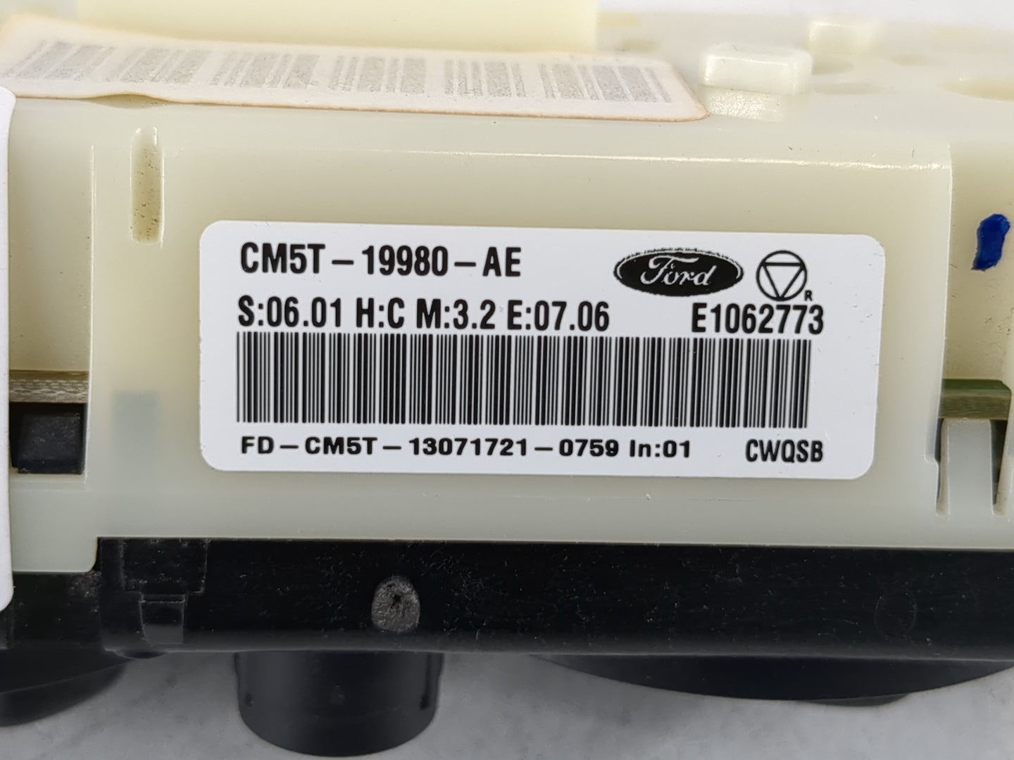 2013-2014 Ford Focus Climate Control Module Temperature AC/Heater Replacement P/N:CM5T-19980-AE Fits Fits 2013 2014 OEM Used Auto Parts - Oemusedautoparts1.com