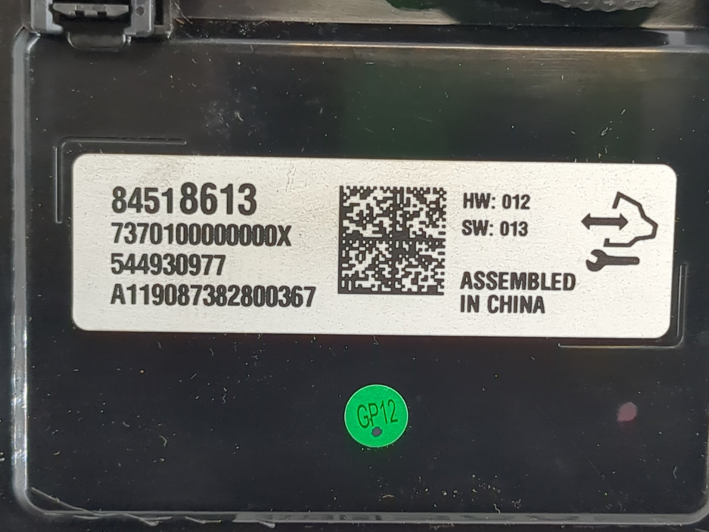 2019-2020 Buick Envision Radio AM FM Cd Player Receiver Replacement P/N:84518613 Fits Fits 2019 2020 OEM Used Auto Parts