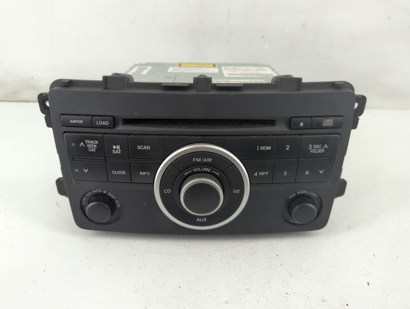 2009-2012 Mazda Cx-9 Radio AM FM Cd Player Receiver Replacement P/N:TE91 66 AR0B Fits Fits 2009 2011 2012 OEM Used Auto Parts - Oemusedautoparts1.com