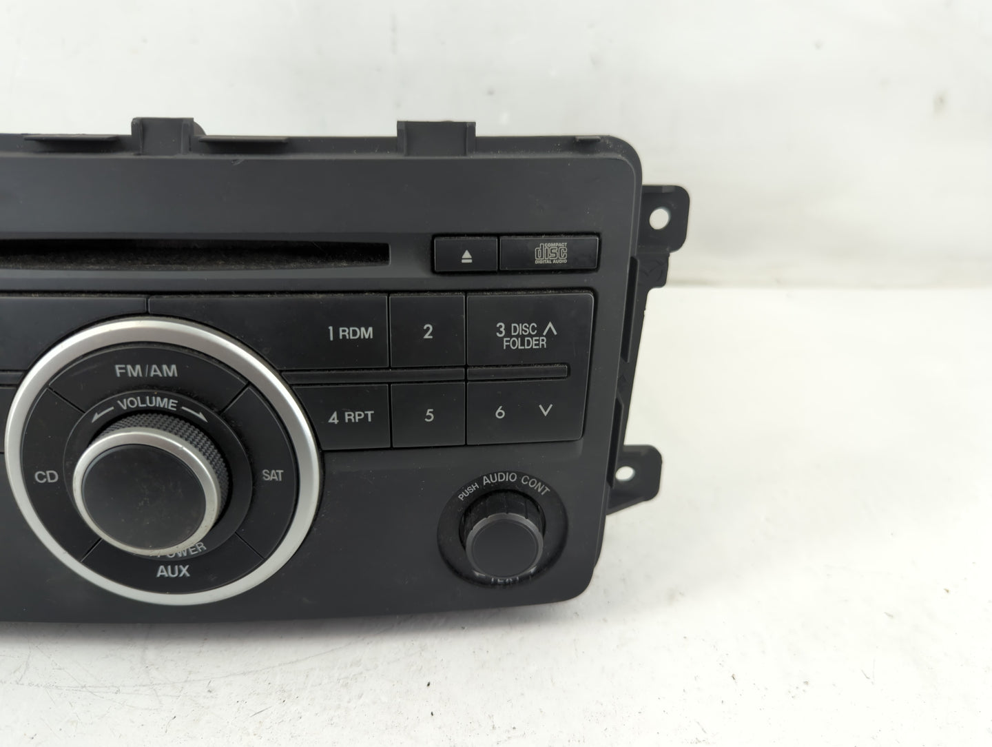 2009-2012 Mazda Cx-9 Radio AM FM Cd Player Receiver Replacement P/N:TE91 66 AR0B Fits Fits 2009 2011 2012 OEM Used Auto Parts - Oemusedautoparts1.com