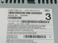 2013 Lincoln Mkx Radio AM FM Cd Player Receiver Replacement P/N:DT4T-19C107-CA Fits OEM Used Auto Parts - Oemusedautoparts1.com