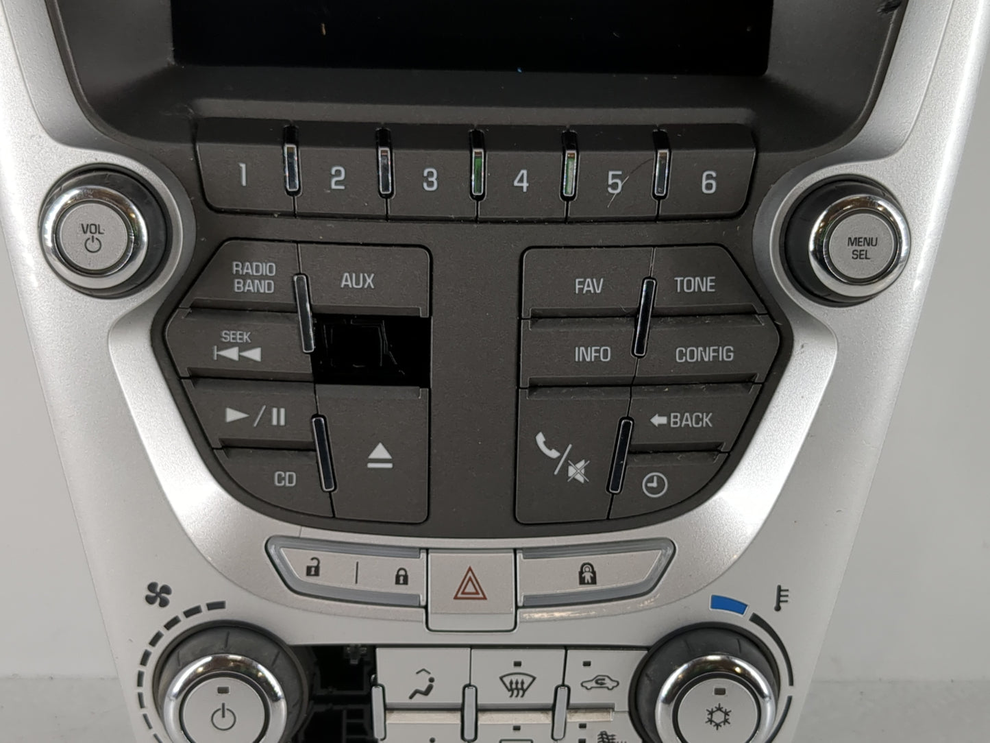 2010-2011 Gmc Terrain Radio AM FM Cd Player Receiver Replacement P/N:20920049 Fits Fits 2010 2011 OEM Used Auto Parts