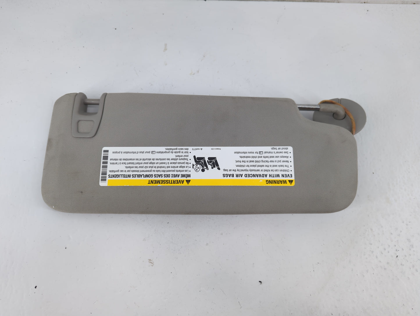 2007-2009 Saturn Aura Sun Visor Shade Replacement Driver Left Mirror Fits Fits 2007 2008 2009 OEM Used Auto Parts