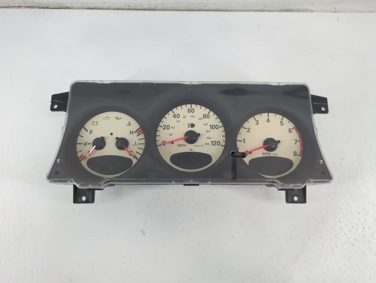 2003 Chrysler Pt Cruiser Instrument Cluster Speedometer Gauges P/N:04671803AJ Fits OEM Used Auto Parts