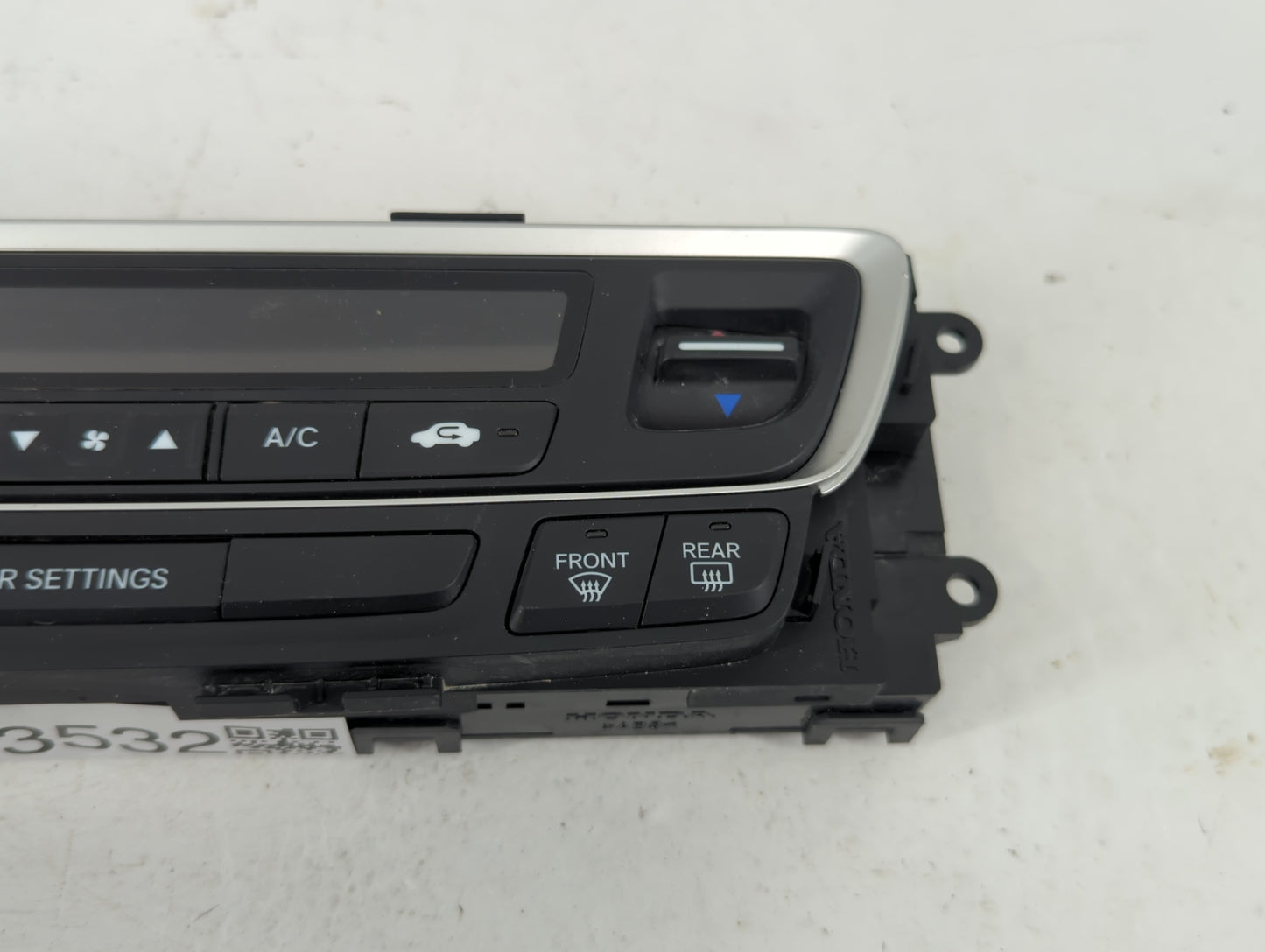 2019-2022 Honda Passport Climate Control Module Temperature AC/Heater Replacement P/N:79600TGSA430M1 Fits Fits 2019 2020 2021 2022 OEM Used Auto Parts
