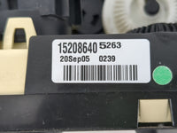 2006-2007 Saturn Ion Climate Control Module Temperature AC/Heater Replacement P/N:15208640 Fits Fits 2006 2007 OEM Used Auto Parts