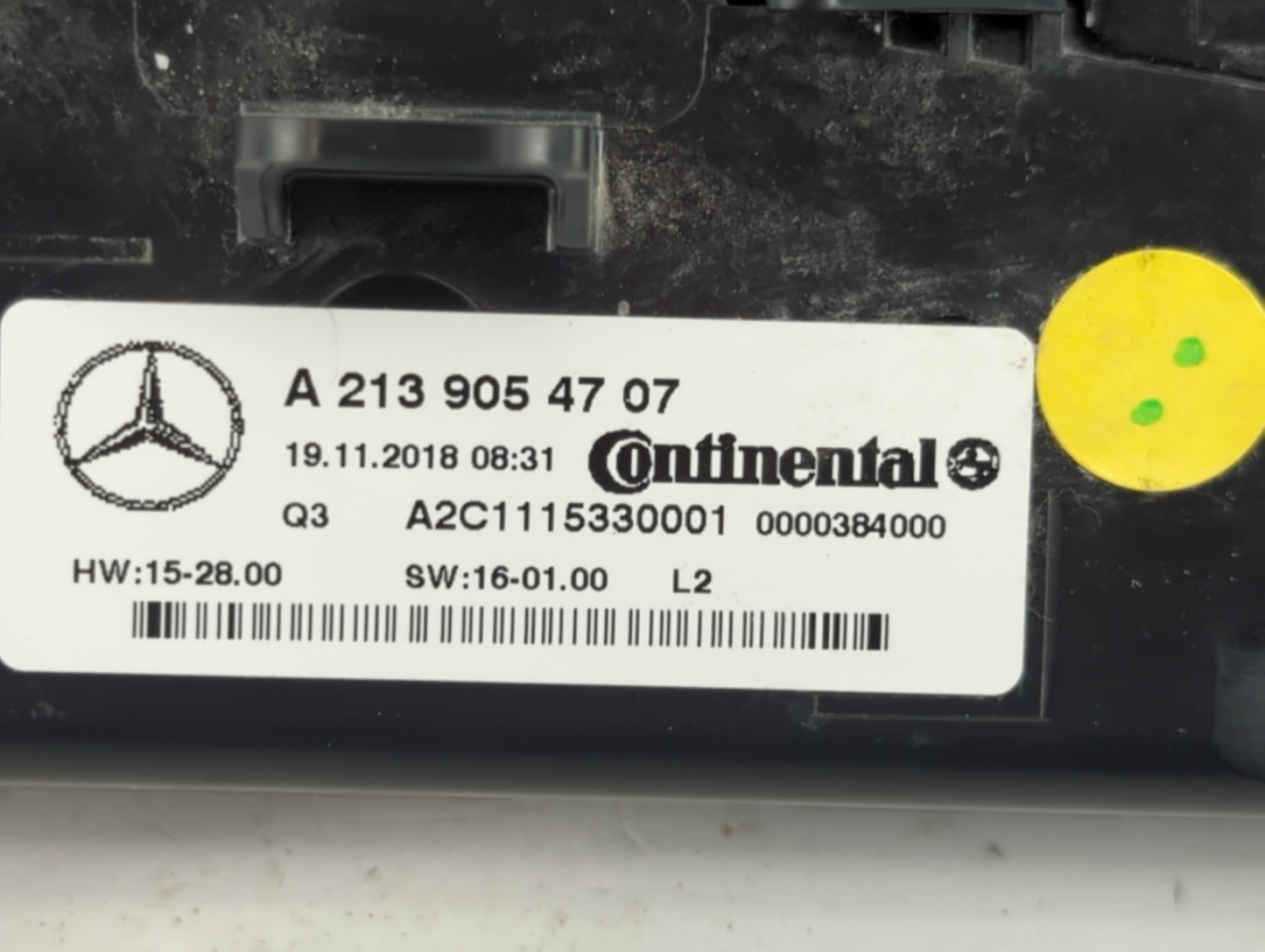 2020 Mercedes-Benz E350 Climate Control Module Temperature AC/Heater Replacement P/N:A 213 905 47 07 Fits Fits 2017 2018 2019 OEM Used Auto Parts