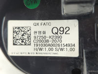 2020 Hyundai Venue Climate Control Module Temperature AC/Heater Replacement P/N:97250-K2390 Fits OEM Used Auto Parts