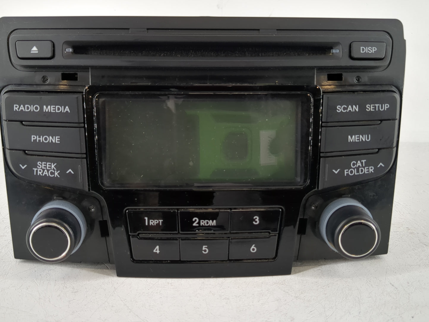 2012-2014 Hyundai Sonata Radio AM FM Cd Player Receiver Replacement P/N:96180-3Q700 Fits Fits 2012 2013 2014 OEM Used Auto Parts - Oemusedautoparts1.com