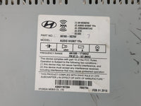 2012-2014 Hyundai Sonata Radio AM FM Cd Player Receiver Replacement P/N:96180-3Q700 Fits Fits 2012 2013 2014 OEM Used Auto Parts - Oemusedautoparts1.com