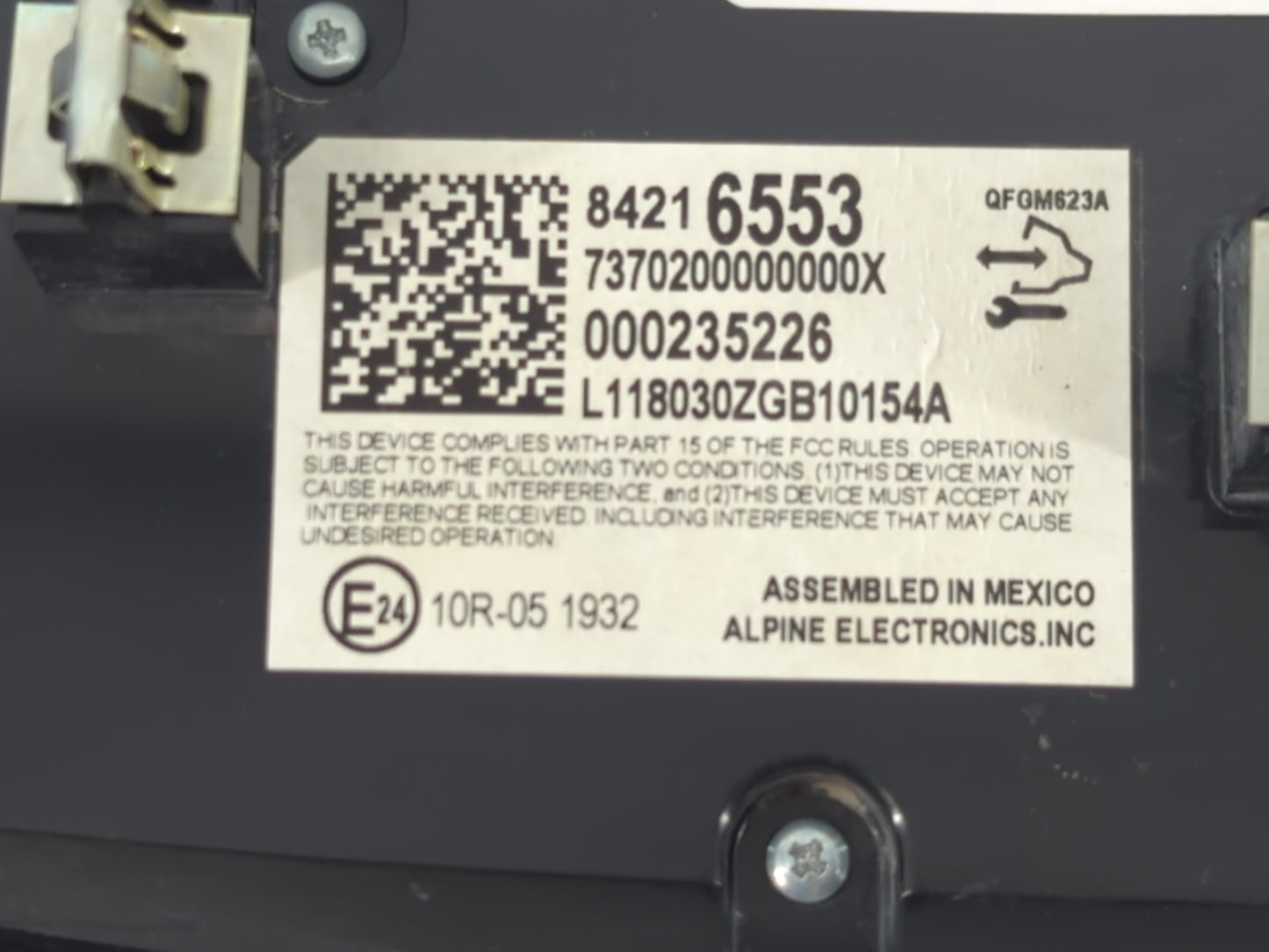 2018-2022 Chevrolet Traverse Climate Control Module Temperature AC/Heater Replacement P/N:84216553 Fits OEM Used Auto Parts