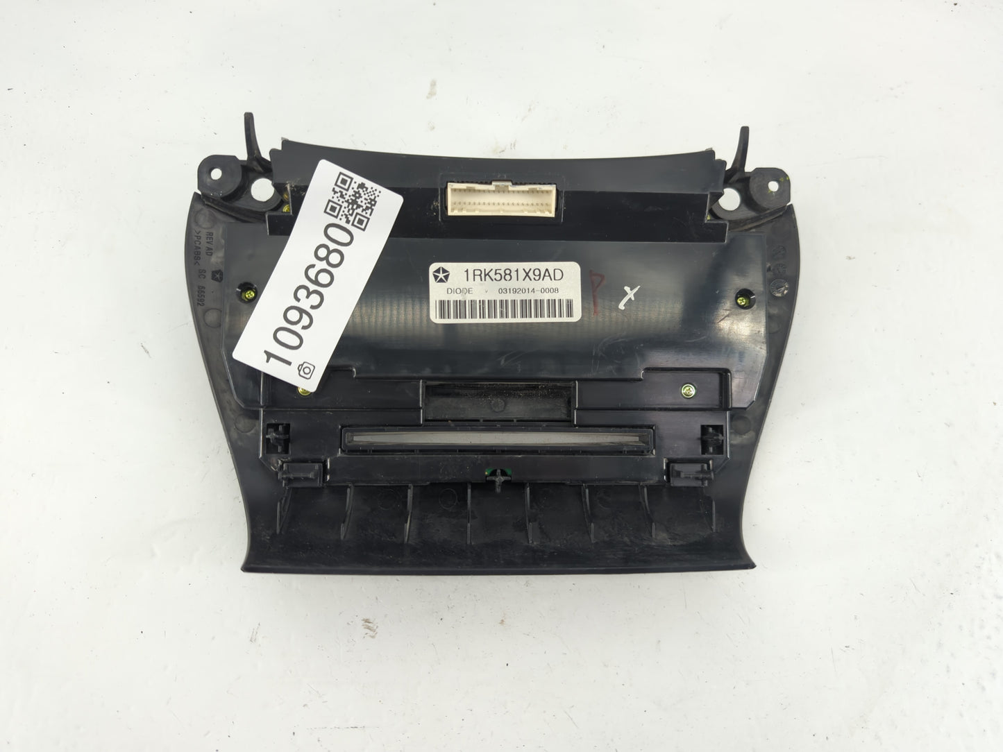 2011-2020 Dodge Journey Climate Control Module Temperature AC/Heater Replacement P/N:1RK581X9AD Fits OEM Used Auto Parts