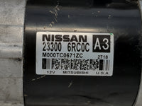 2022 Nissan Rogue Car Starter Motor Solenoid OEM P/N:23300 6RC0C Fits OEM Used Auto Parts - Oemusedautoparts1.com