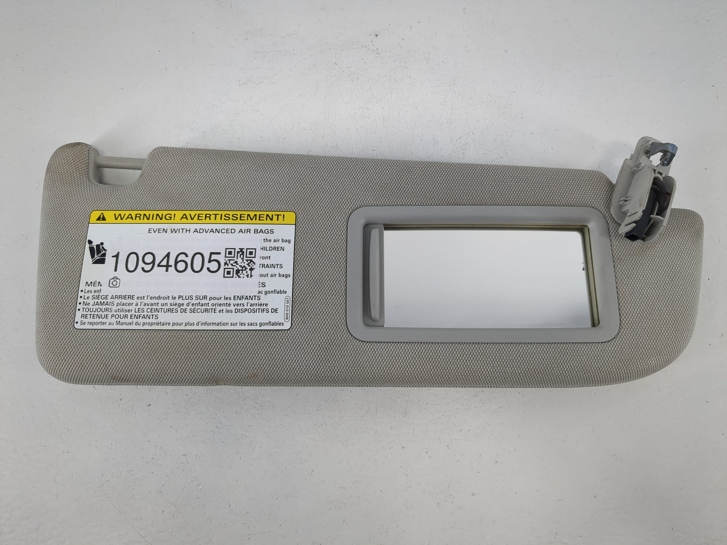 2012-2015 Audi A6 Sun Visor Shade Replacement Passenger Right Mirror Fits Fits 2012 2013 2014 2015 2016 2017 OEM Used Auto Parts - Oemusedautoparts1.com