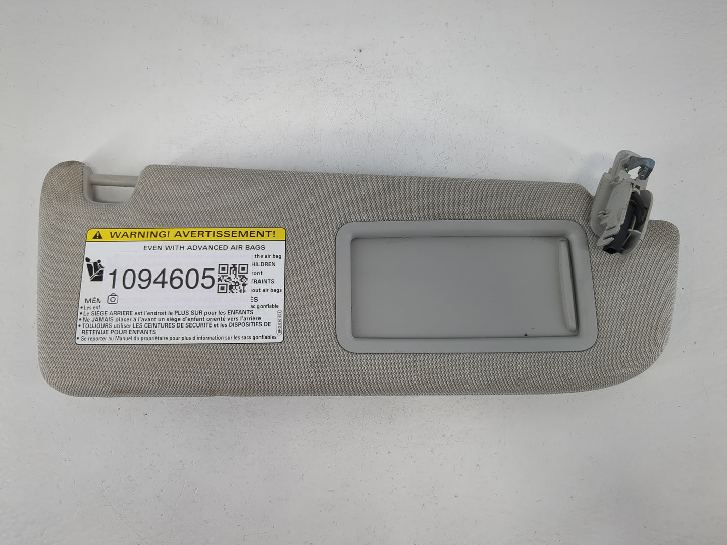 2012-2015 Audi A6 Sun Visor Shade Replacement Passenger Right Mirror Fits Fits 2012 2013 2014 2015 2016 2017 OEM Used Auto Parts - Oemusedautoparts1.com