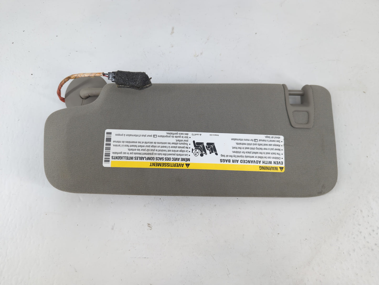 2014-2019 Cadillac Cts Sun Visor Shade Replacement Passenger Right Mirror Fits Fits 2014 2015 2016 2017 2018 2019 OEM Used Auto Parts