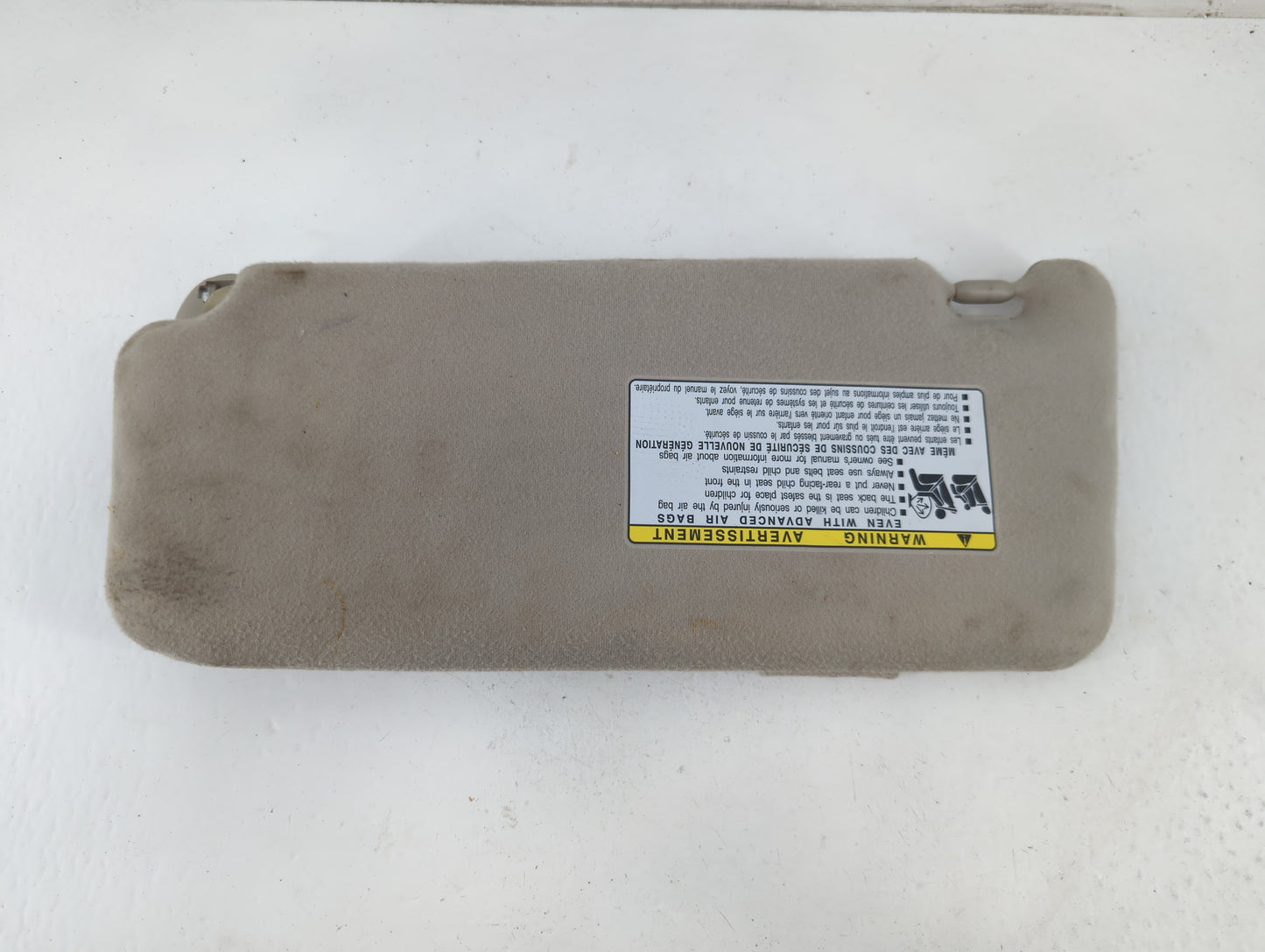 2007-2011 Toyota Camry Sun Visor Shade Replacement Passenger Right Mirror Fits Fits 2007 2008 2009 2010 2011 OEM Used Auto Parts