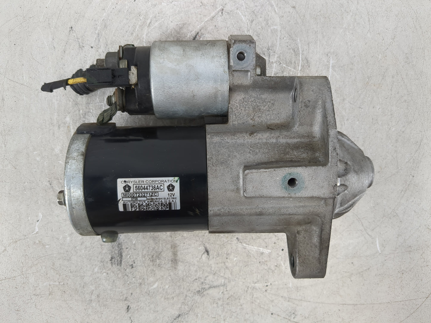 2019 Dodge Ram 1500 Car Starter Motor Solenoid OEM P/N:M000T23271ZC 56044736AC Fits OEM Used Auto Parts - Oemusedautoparts1.com
