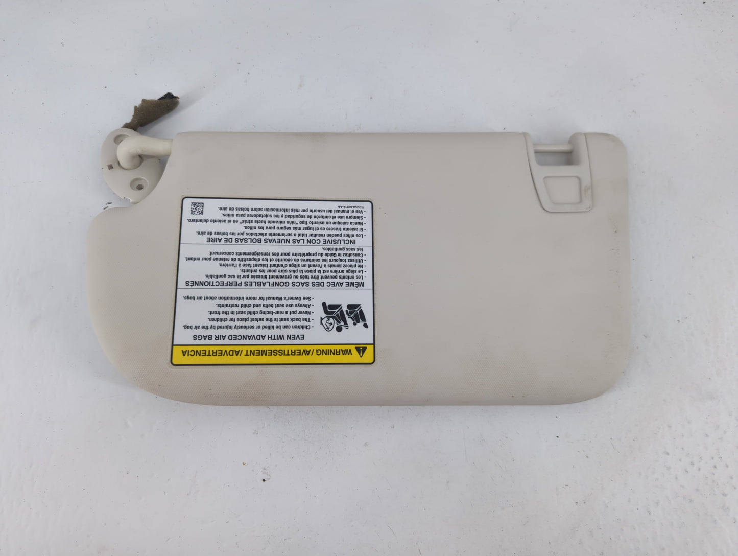 2013-2019 Ford Escape Sun Visor Shade Replacement Driver Left Mirror Fits Fits 2013 2014 2015 2016 2017 2018 2019 OEM Used Auto Parts - Oemusedautoparts1.com