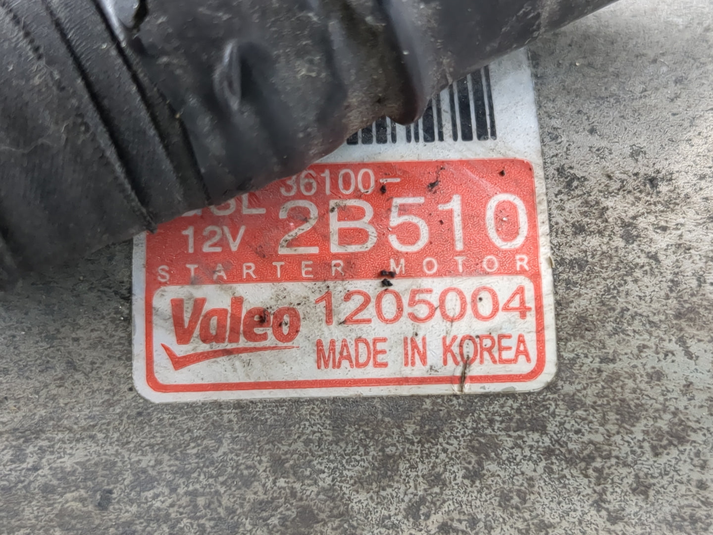 2016-2018 Hyundai Tucson Car Starter Motor Solenoid OEM P/N:36100-2B510 Fits OEM Used Auto Parts - Oemusedautoparts1.com