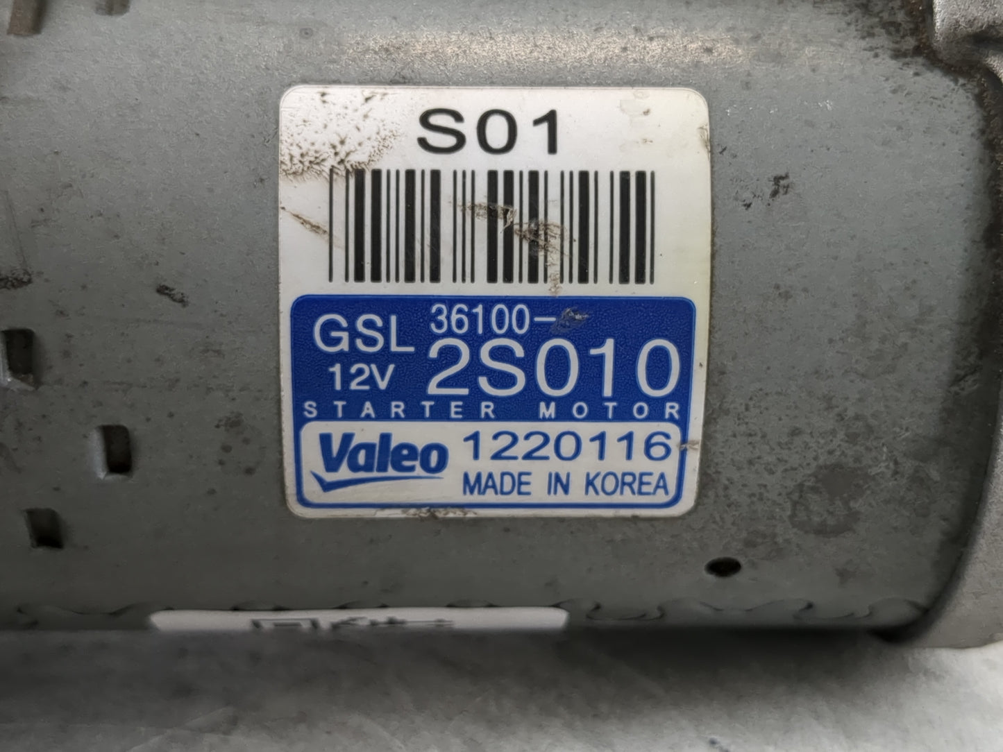 2021 Kia Sorento Car Starter Motor Solenoid OEM P/N:36100-2S010 Fits Fits 2020 2022 2023 OEM Used Auto Parts - Oemusedautoparts1.com