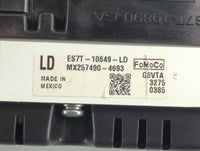 2014 Ford Fusion Instrument Cluster Speedometer Gauges P/N:ES7T-10849-LD Fits OEM Used Auto Parts - Oemusedautoparts1.com