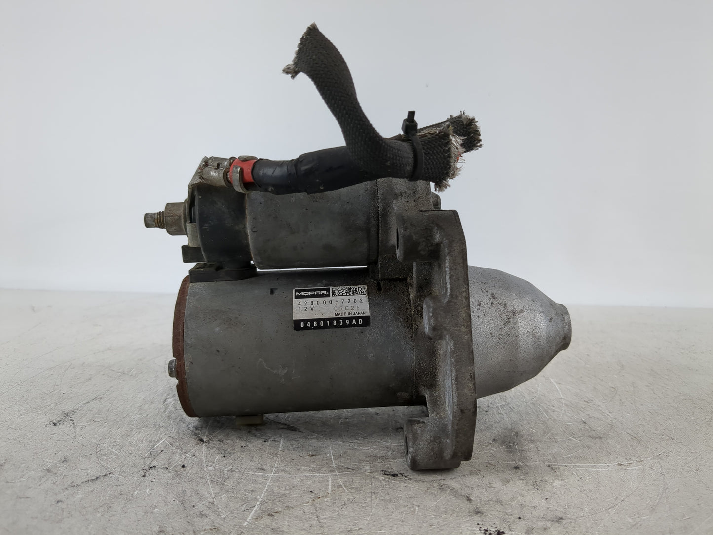 2019 Dodge Caravan Car Starter Motor Solenoid OEM P/N:04801839AD 428000-7202 Fits OEM Used Auto Parts - Oemusedautoparts1.com