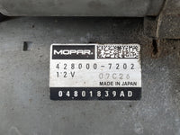 2019 Dodge Caravan Car Starter Motor Solenoid OEM P/N:04801839AD 428000-7202 Fits OEM Used Auto Parts - Oemusedautoparts1.com
