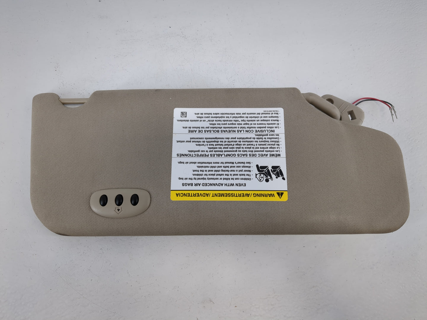 2011-2014 Ford Edge Sun Visor Shade Replacement Driver Left Mirror Fits Fits 2011 2012 2013 2014 OEM Used Auto Parts - Oemusedautoparts1.com