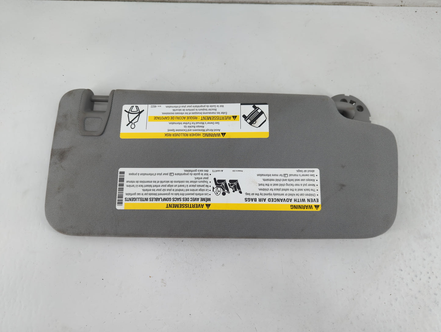 2017-2021 Chevrolet Trax Sun Visor Shade Replacement Driver Left Mirror Fits Fits 2017 2018 2019 2020 2021 OEM Used Auto Parts