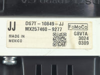 2013 Ford Fusion Instrument Cluster Speedometer Gauges P/N:DS7T-10849-JJ Fits OEM Used Auto Parts - Oemusedautoparts1.com