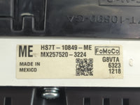 2017 Ford Fusion Instrument Cluster Speedometer Gauges P/N:HS7T-10849-ME HS7T-10849-MF, HS7T-10849-MD Fits OEM Used Auto Parts